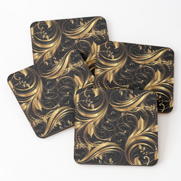 Item preview, Golden Leaves Pattern designed and sold by zeautees.