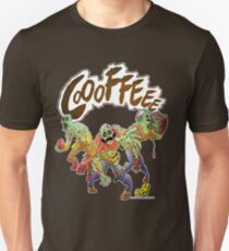 Camiseta ajustada Apocalipsis de café zombie