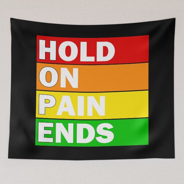 Item preview, HOPE - Hold On Pain Ends designed and sold by 4wordsmovement.