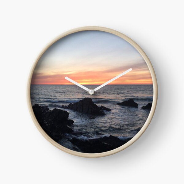 Sunset over Putsborough Clock