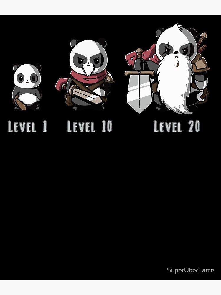 "DnD Level Up" Poster for Sale by SuperUberLame Redbubble