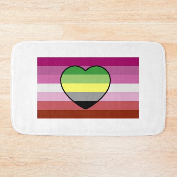 Item preview, Lesbian Pride Flag with Aromantic Heart designed and sold by feardeargcrafts.