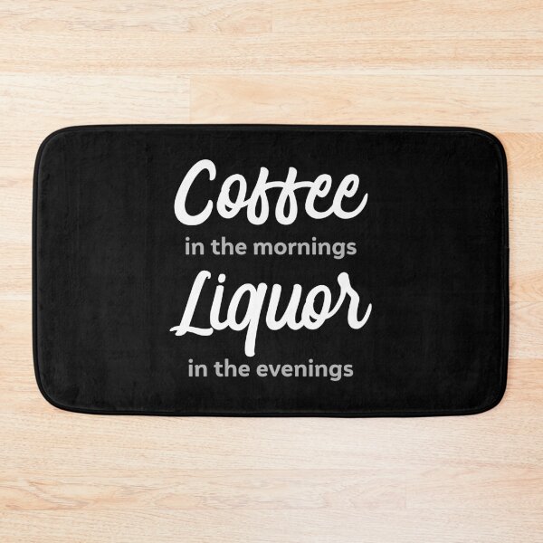 Item preview, Coffee in the mornings, liquor in the evenings designed and sold by Gold Wings Tees.