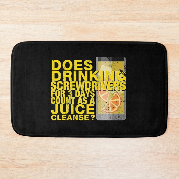 Item preview, Does drinking screwdrivers for 3 days count as a juice cleanse? designed and sold by Gold Wings Tees.