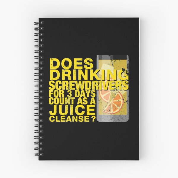 Item preview, Does drinking screwdrivers for 3 days count as a juice cleanse? designed and sold by Gold Wings Tees.
