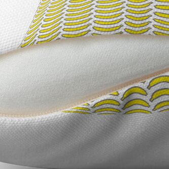 Alternate view of banana pattern Throw Pillow