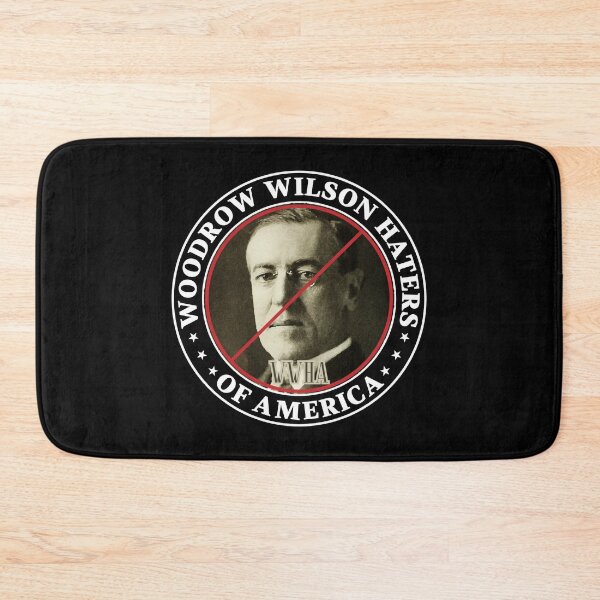 Item preview, WWHA Woodrow Wilson Haters of America Funny Fake Logo designed and sold by Gold Wings Tees.