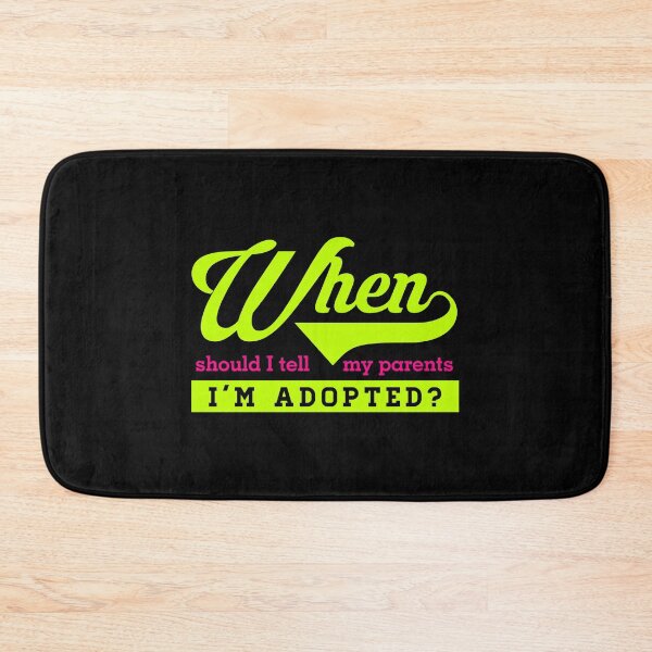 Item preview, When should I tell my parents I'm adopted? designed and sold by Gold Wings Tees.