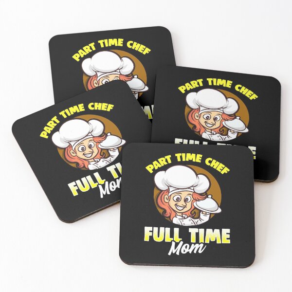 Item preview, Part Time Chef. Full Time Mom. designed and sold by Gold Wings Tees.