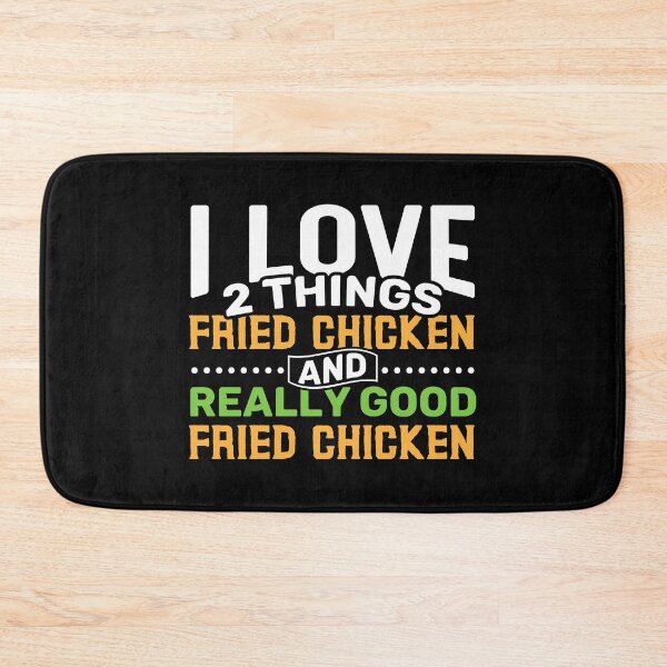 Item preview, I love 2 things Fried Chicken and Really Good Fried Chicken designed and sold by Gold Wings Tees.
