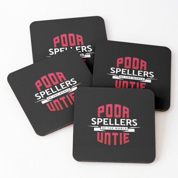 Item preview, Poor Spellers of the World Untie designed and sold by Gold Wings Tees.