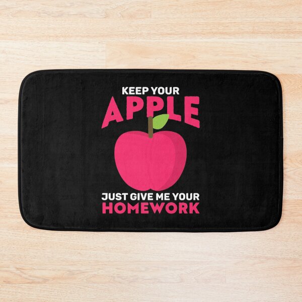 Item preview, El maestro quiere tarea, no Apple por maestro designed and sold by Gold Wings Tees.