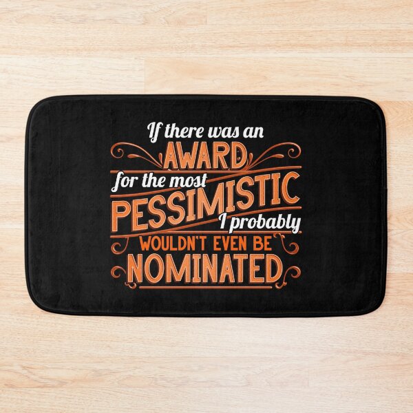 Item preview, Pessimism Award. Funny Ironic Sarcastic Pessimist designed and sold by Gold Wings Tees.