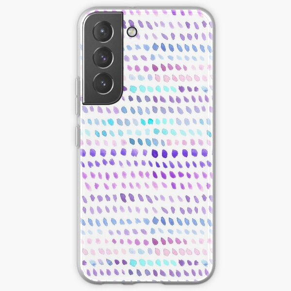 Watercolor Dots - Blue, Purple and Pink Samsung Galaxy Soft Case