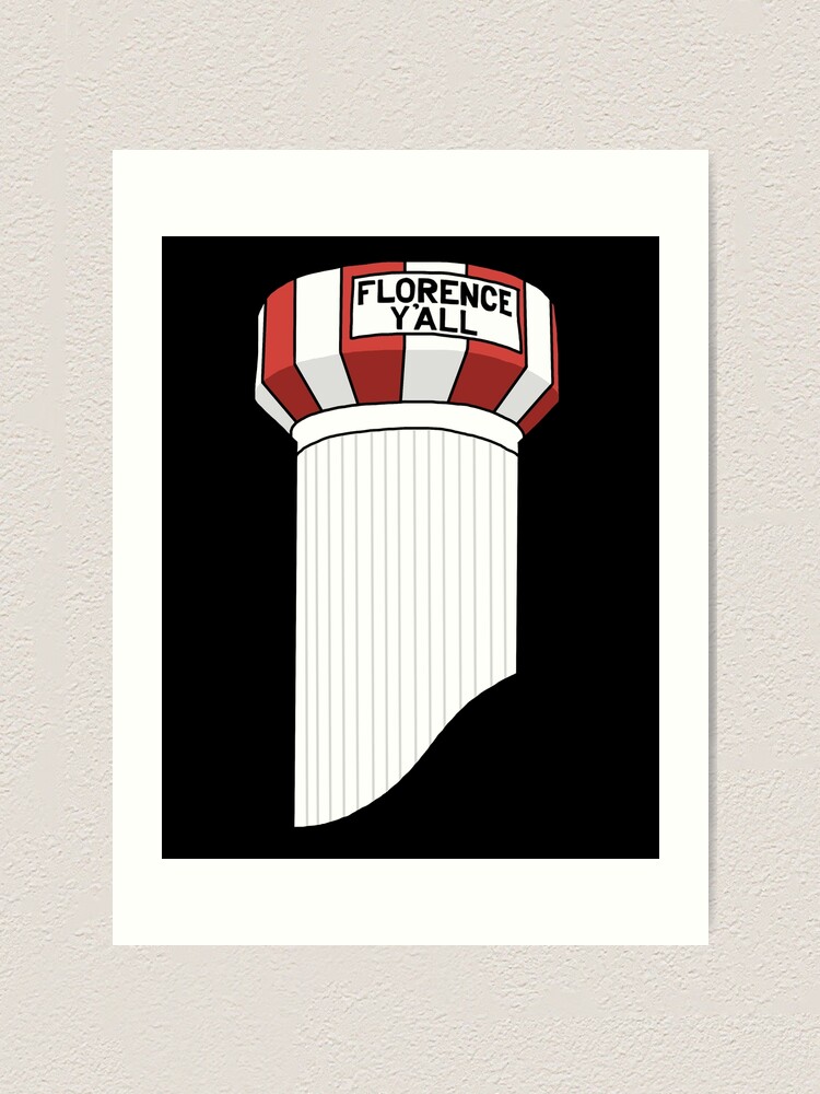 Florence Y'all Print Florence Water Tower Kentucky 