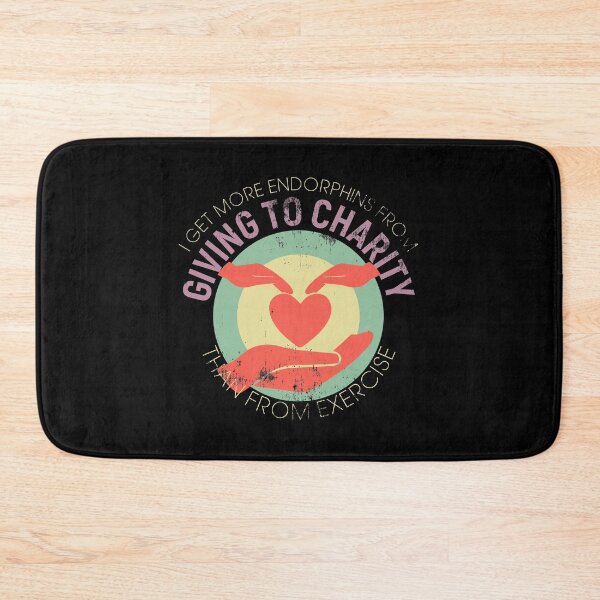 Item preview, I get more endorphins from giving to charity than from exercise designed and sold by Gold Wings Tees.