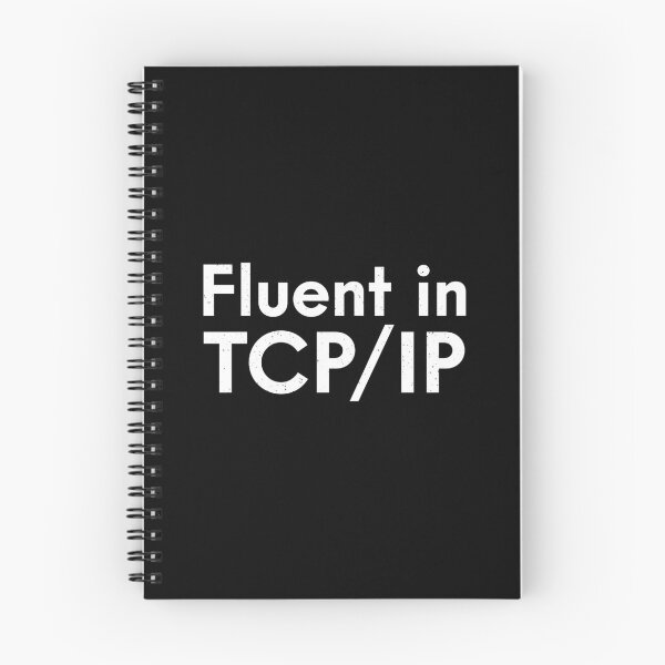 Item preview, Fluent in TCP/IP designed and sold by Gold Wings Tees.