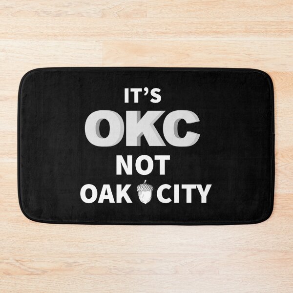 Item preview, Oklahoma City, Its OKC not Oak City designed and sold by Gold Wings Tees.