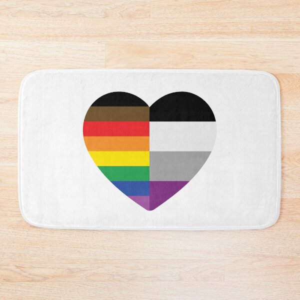 Item preview, Asexual Diverse Gay Heart designed and sold by dlpalmer.