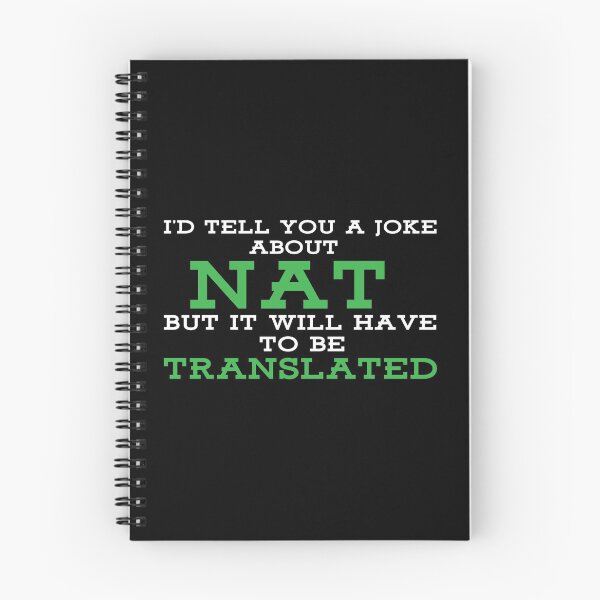 Item preview, I'd tell you a joke about NAT but it will have to be translated designed and sold by Gold Wings Tees.