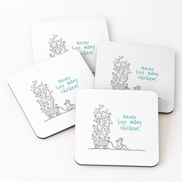 Item preview, Never too many chickens designed and sold by H Locke.