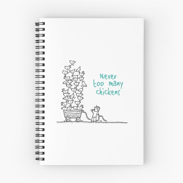 Item preview, Never too many chickens designed and sold by H Locke.