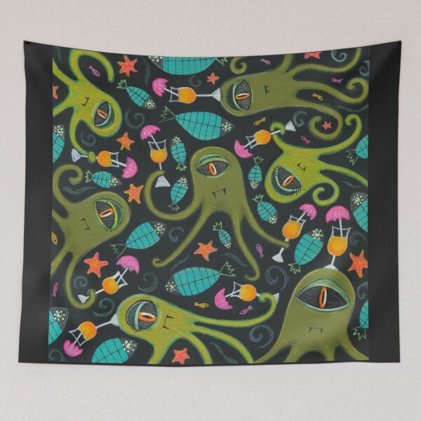 Item preview, Sea Monster Party designed and sold by Pink-Ivy.