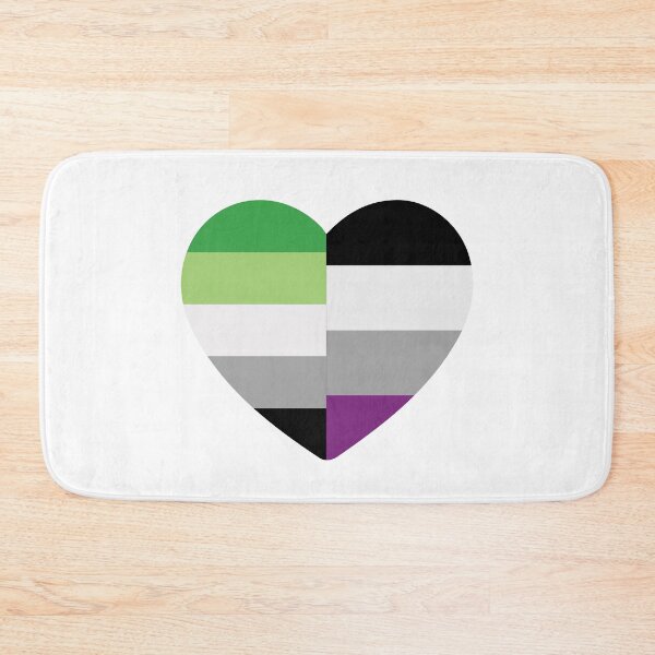 Item preview, Aromantic Asexual Heart designed and sold by dlpalmer.