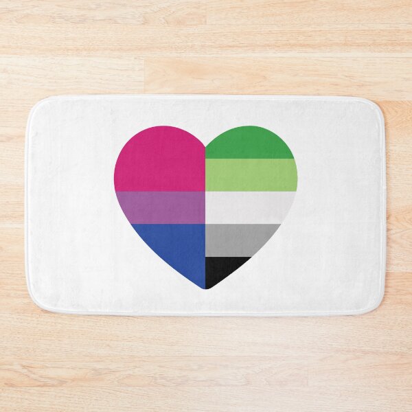 Item preview, Aromantic Bisexual Heart designed and sold by dlpalmer.