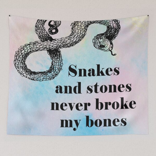 Item preview, Snakes and Stones never broke my bones - Taylor Swift - Lover designed and sold by tziggles.