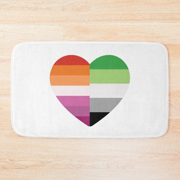 Item preview, Aromantic Lesbian Heart designed and sold by dlpalmer.