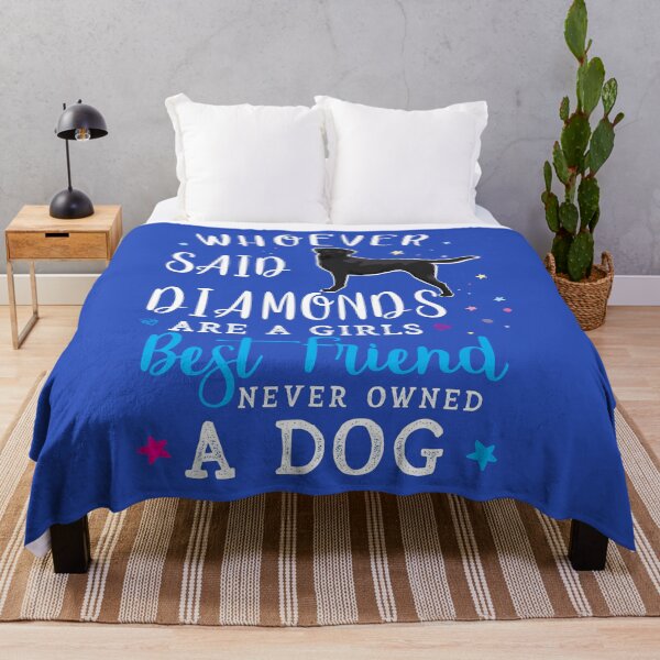 Item preview, Black Labrador Retriever Whoever Said Diamonds Are A Girls Best Friend Never Owned A Dog designed and sold by tncgifts.