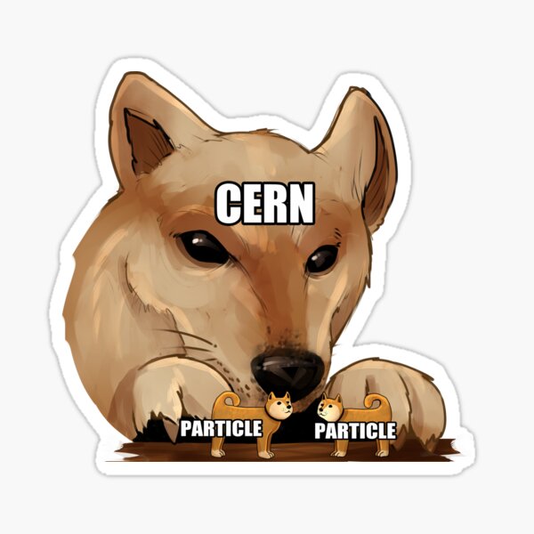 Item preview, Particle doge colour designed and sold by varjopihlaja.