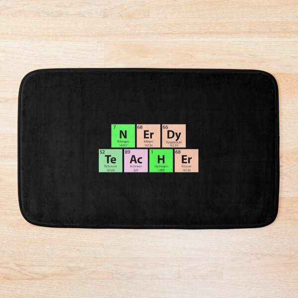 Item preview, Nerdy Teacher Periodic Table designed and sold by Gold Wings Tees.