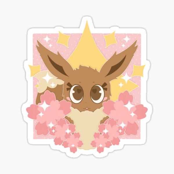 Simple Normal Type with Flowers Sticker