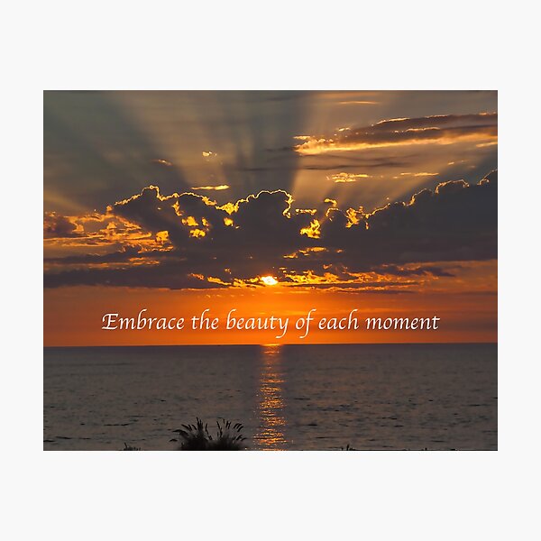 Embrace The Moment Photographic Print