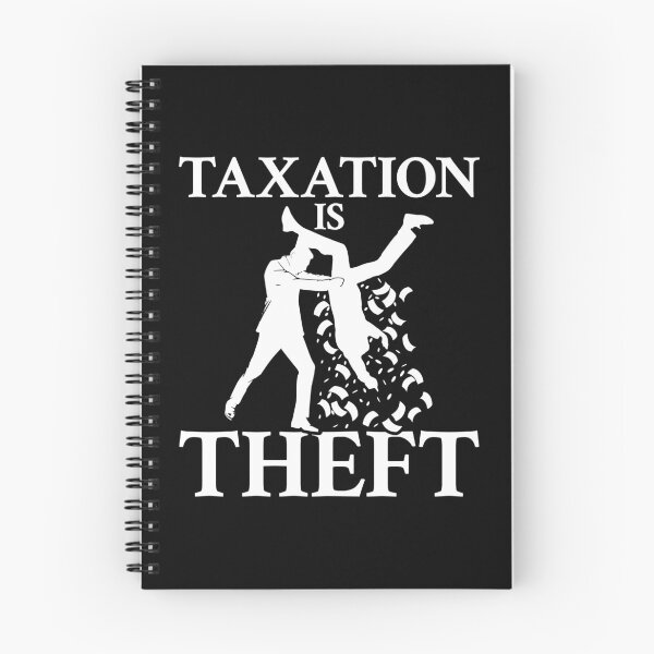 Item preview, Taxation is Theft designed and sold by Gold Wings Tees.