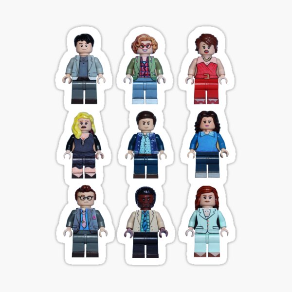 The Prom Full Cast - Broadway Bricks Sticker