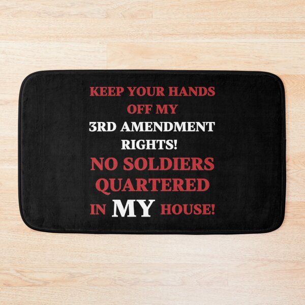Item preview, Keep your hands off my 3rd Amendment Rights No Soldiers Quartered in MY House designed and sold by Gold Wings Tees.