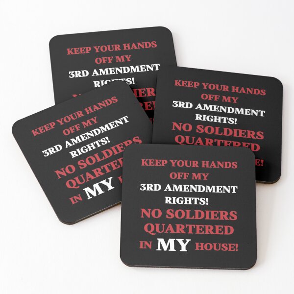 Item preview, Keep your hands off my 3rd Amendment Rights No Soldiers Quartered in MY House designed and sold by Gold Wings Tees.