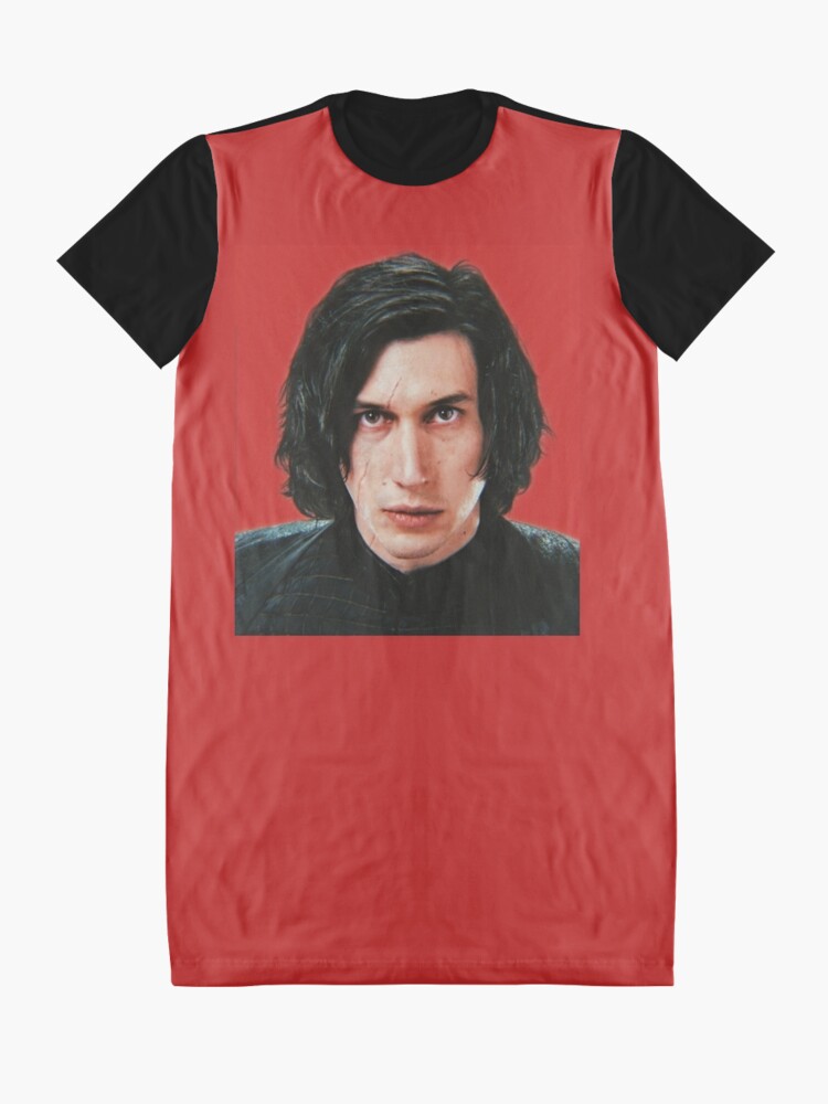 Download "Adam Driver Red Kylo" Graphic T-Shirt Dress by coma-x ...