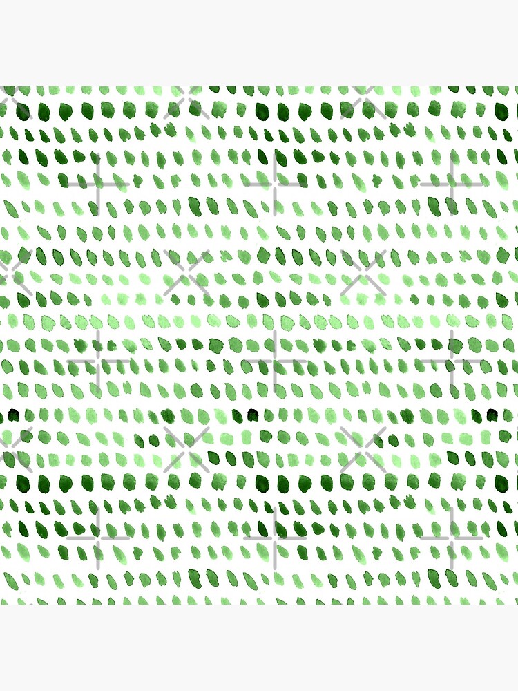Watercolor Dots - Green by annieparsons