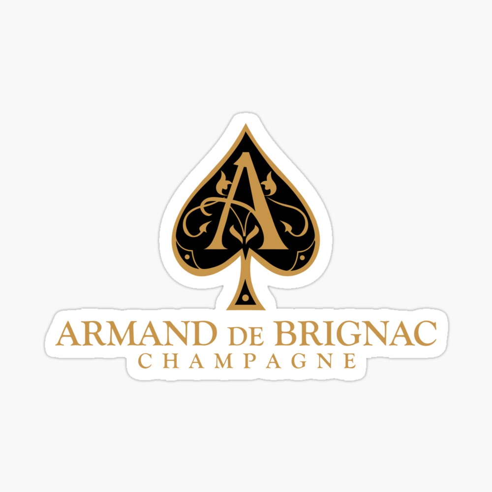 Armand De Brignac Champagne Plus Free Monogram Thank You Cards