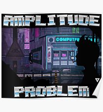 Computer Corner Pixel Art by Valenberg Poster