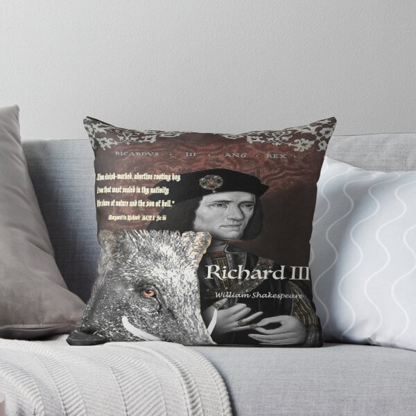 Item preview, Richard lll image and quote designed and sold by KayeDreamsART.
