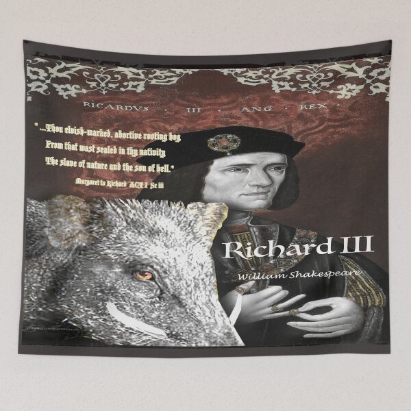 Item preview, Richard lll image and quote designed and sold by KayeDreamsART.