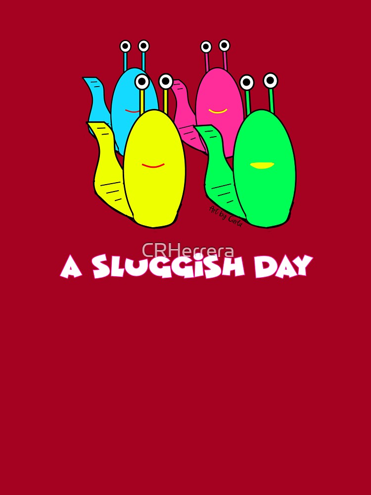 Download Free A Sluggish Day Baby One Piece By Crherrera Redbubble PSD Mockup Template