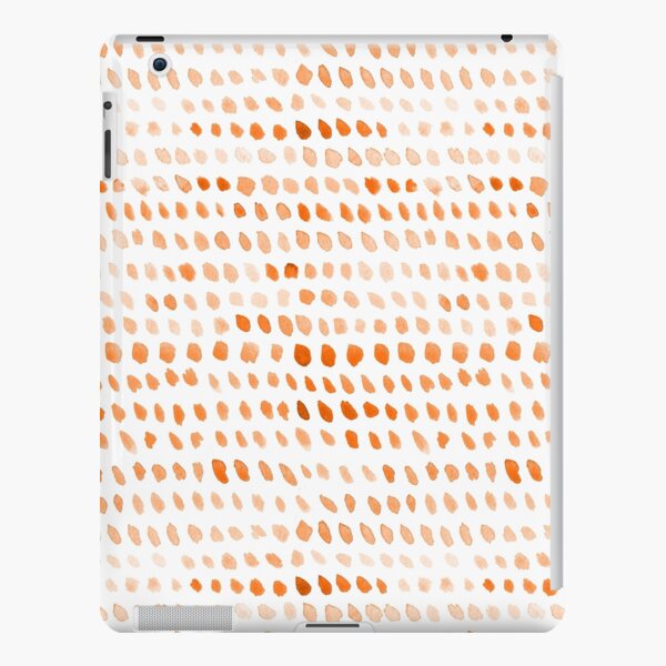 Watercolor Dots - Orange iPad Snap Case