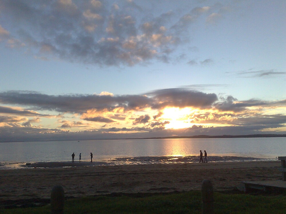 "Winter Sunset at Bay, Victoria, Australia" by Dorothy McKay