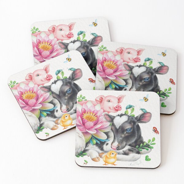 Item preview, Happy animals by Maria Tiqwah designed and sold by Maria Tiqwah.